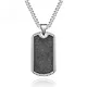 Men's disorderly carbon fiber pendant retro network red hipster a hair necklace Japanese and Korean version of the student amulet